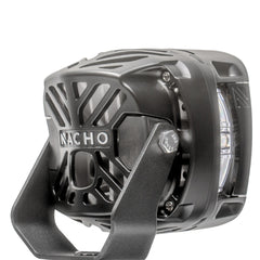 NACHO Quatro Flood Beam Pattern - Ideal for Lower Speed Driving with Low and High Power - Size 4" - Pair